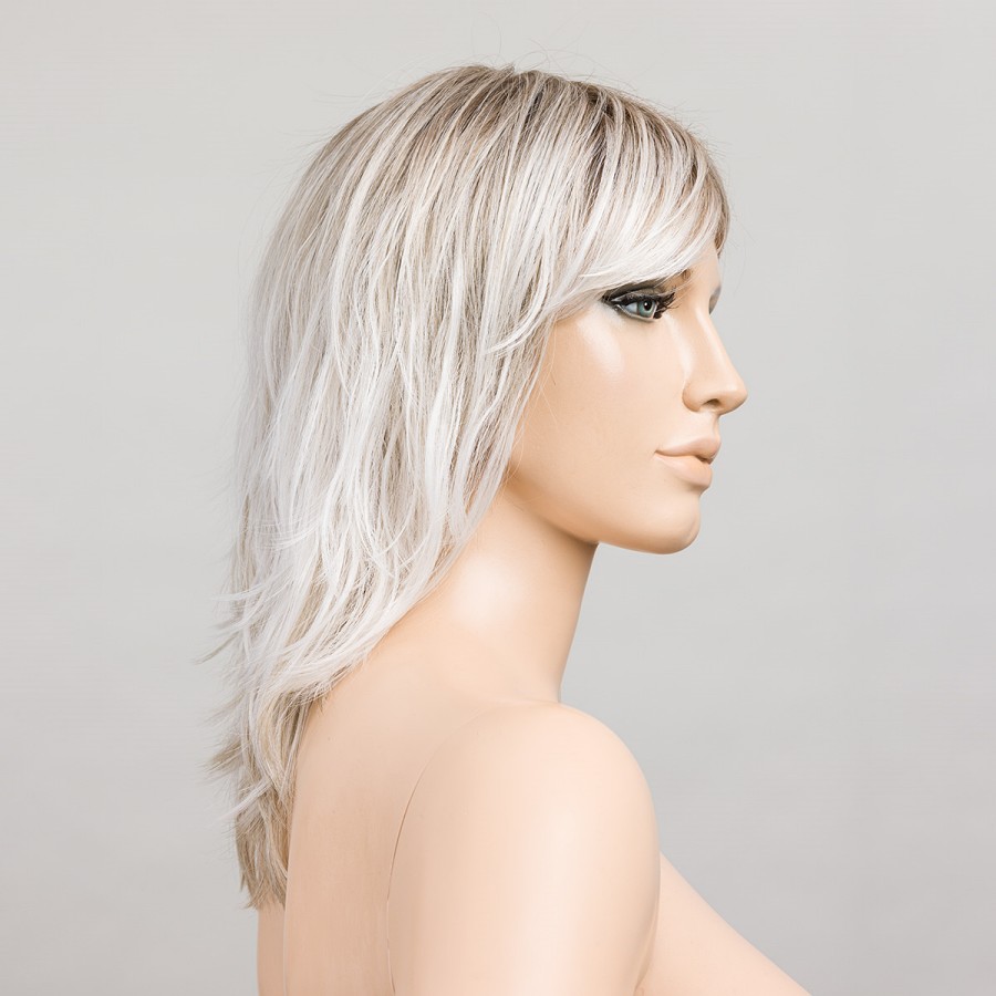 Peruka syntetyczna fryzura typu shaggy srebrny blond z odrostem ENERGY silverblonde/rooted