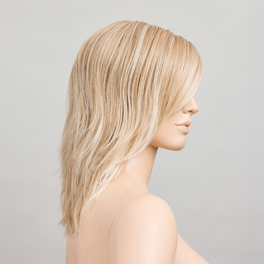 Peruka średniej długości syntetyczna piaskowy blond z refleksami FLOW MONO PART sandyblonde/lighted