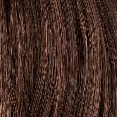 Krótka peruka syntetyczna ciemny czekoladowy brąz z odrostem READY MONO PART darkchocolate/rooted