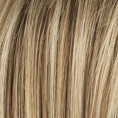 Krótka peruka syntetyczny wielotonowy blond z odrostem READY MONO PART sandmulti/rooted