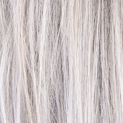 Krótka peruka syntetyczna srebrny blond z odrostem READY MONO PART silverblonde/rooted