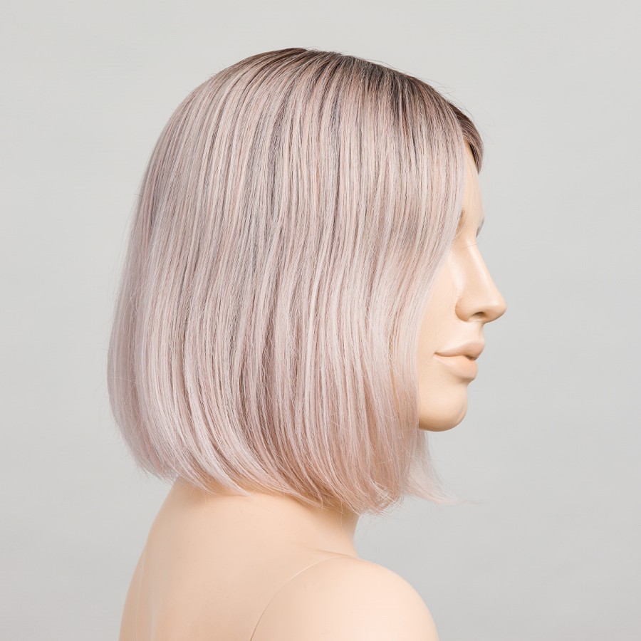 Syntetyczna peruka średniej długości blond z pastelowymi refleksami i odrostem VIVI MONO PART pastel rose rooted