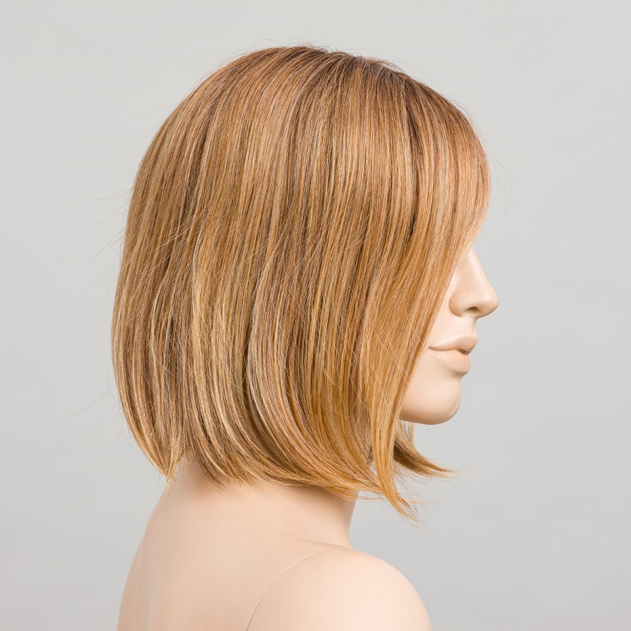 Syntetyczna peruka średniej długości karmelowy blond z odrostem VIVI MONO PART toffeeblonde rooted