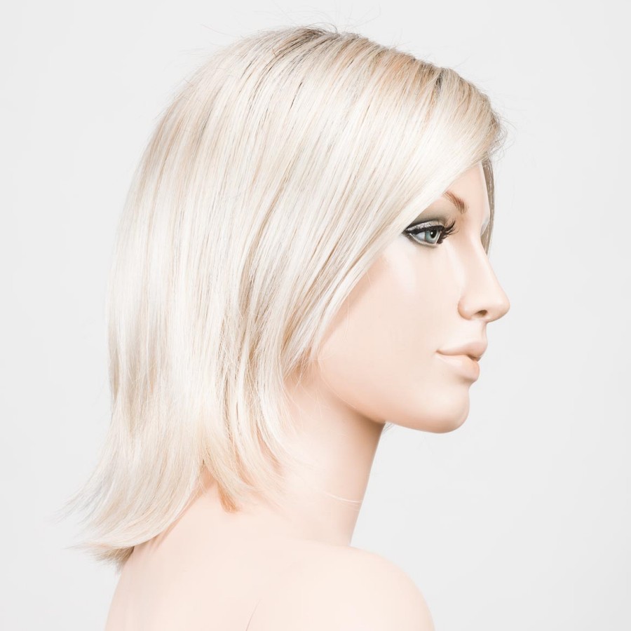 Peruka syntetyczna klasyczny bob z minimalnym cieniowaniem jasny szampański blond z odrostem UNITED MONO PART lightchampagne/rooted