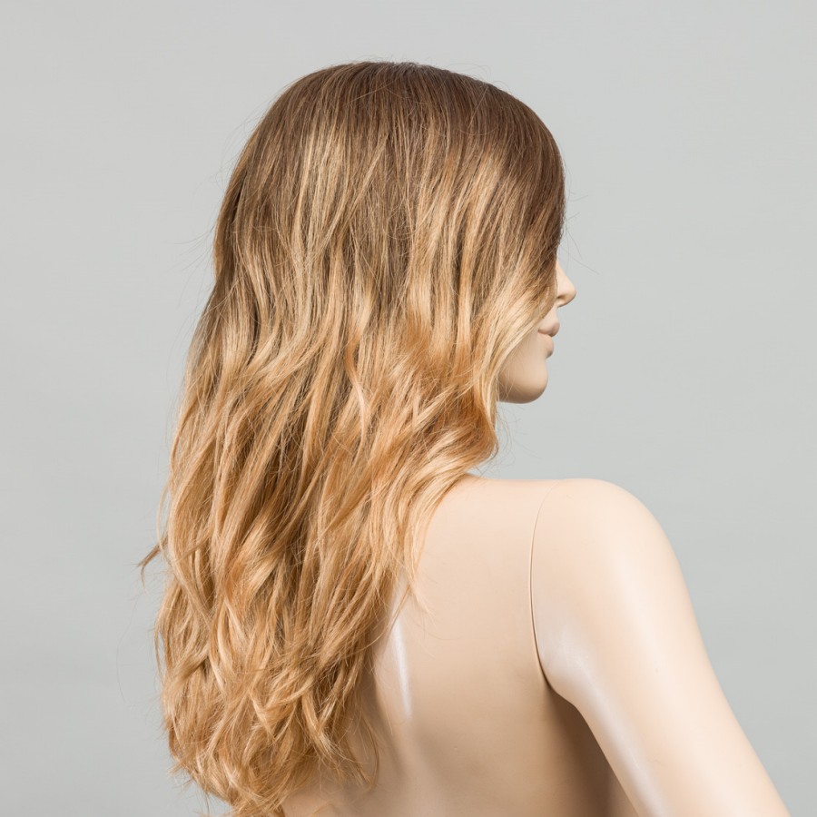 Peruka syntetyczna damska nowoczesna i długa warstwowa fryzura karmelowy blond rozjaśniany od dołu ARROW MONO PART toffee blonde/tipped