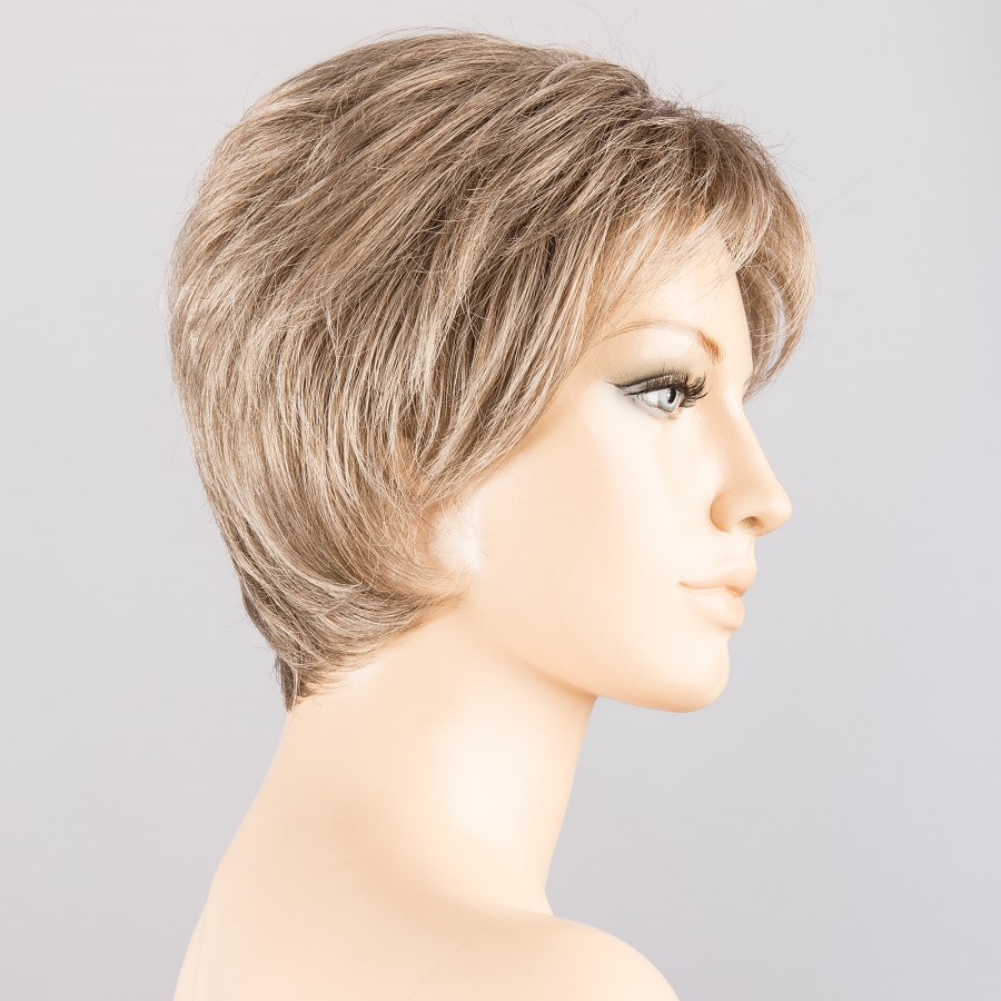 Peruka z włosów syntetycznych ciepły siwy DESIRE smoke/mix
