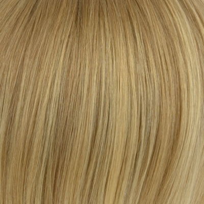 Topper z naturalnych włosów słowiańskich blond z refleksami ALUNA 28cm 14+16H