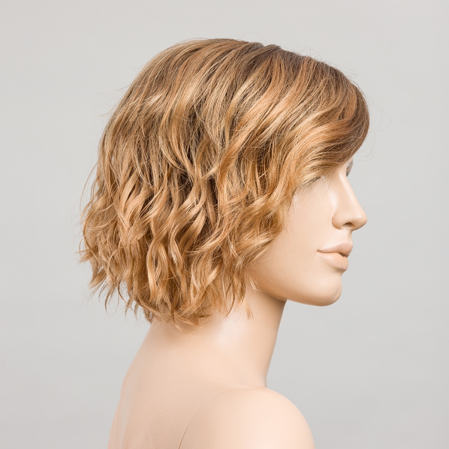 Peruka syntetyczna karmelowy blond rozjaśniany od dołu DANCE MONO PART toffeeblonde/tipped