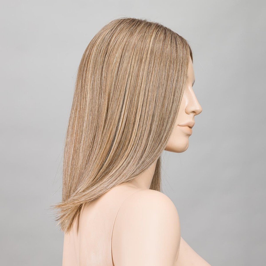 Peruka syntetyczna termoodporna damska bursztynowy blond z odrostem DRIVE MONO PART bernstein/rooted