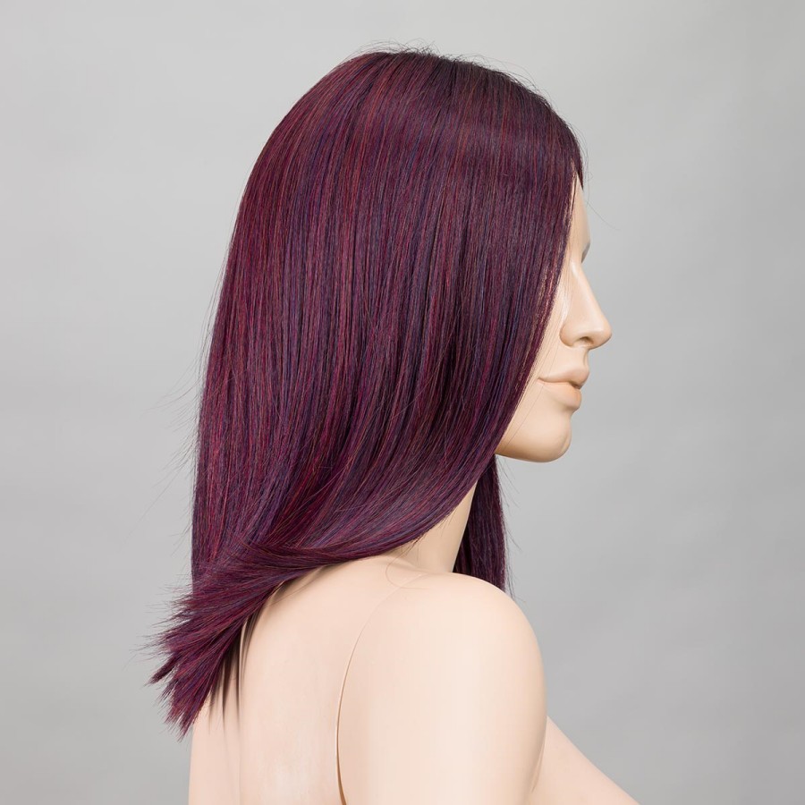 Peruka syntetyczna termoodporna damska śliwkowy DRIVE MONO PART darkplum/mix
