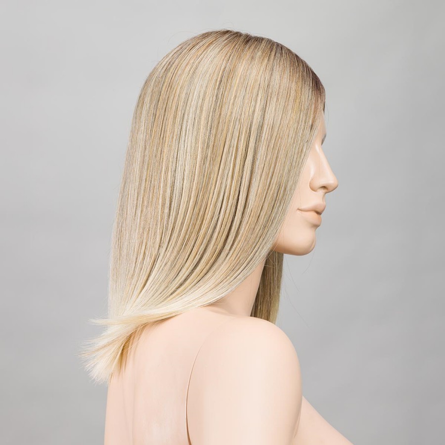 Peruka syntetyczna termoodporna damska piaskowy blond z odrostem DRIVE MONO PART sandyblonde/rooted