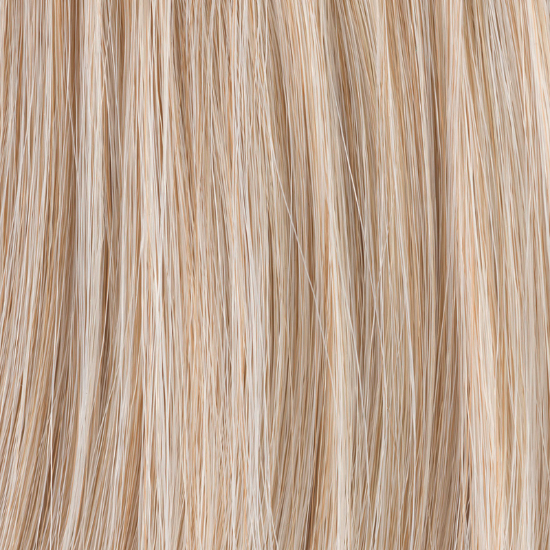Topper damski z włosa syntetycznego odpornego na ciepło perłowy blond z odrostem 28cm LEMON II pearlblonde/rooted
