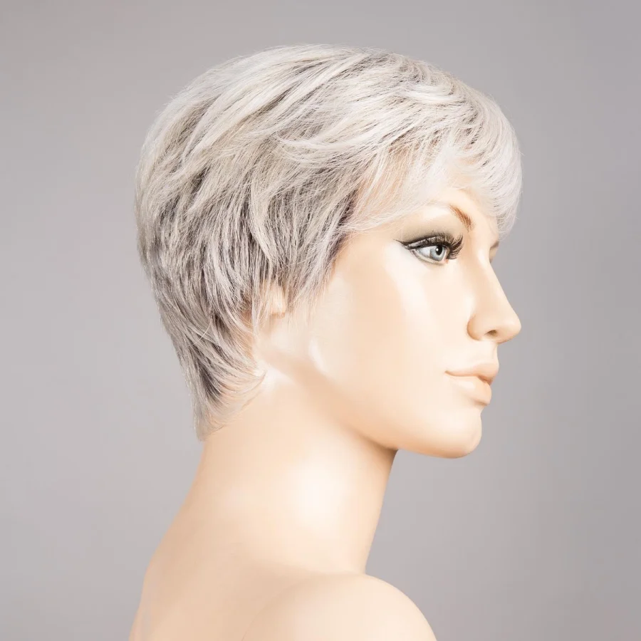 Damska peruka z włosów mieszanych srebrny blond z odrostem ENCORE MONO silverblonde/rooted