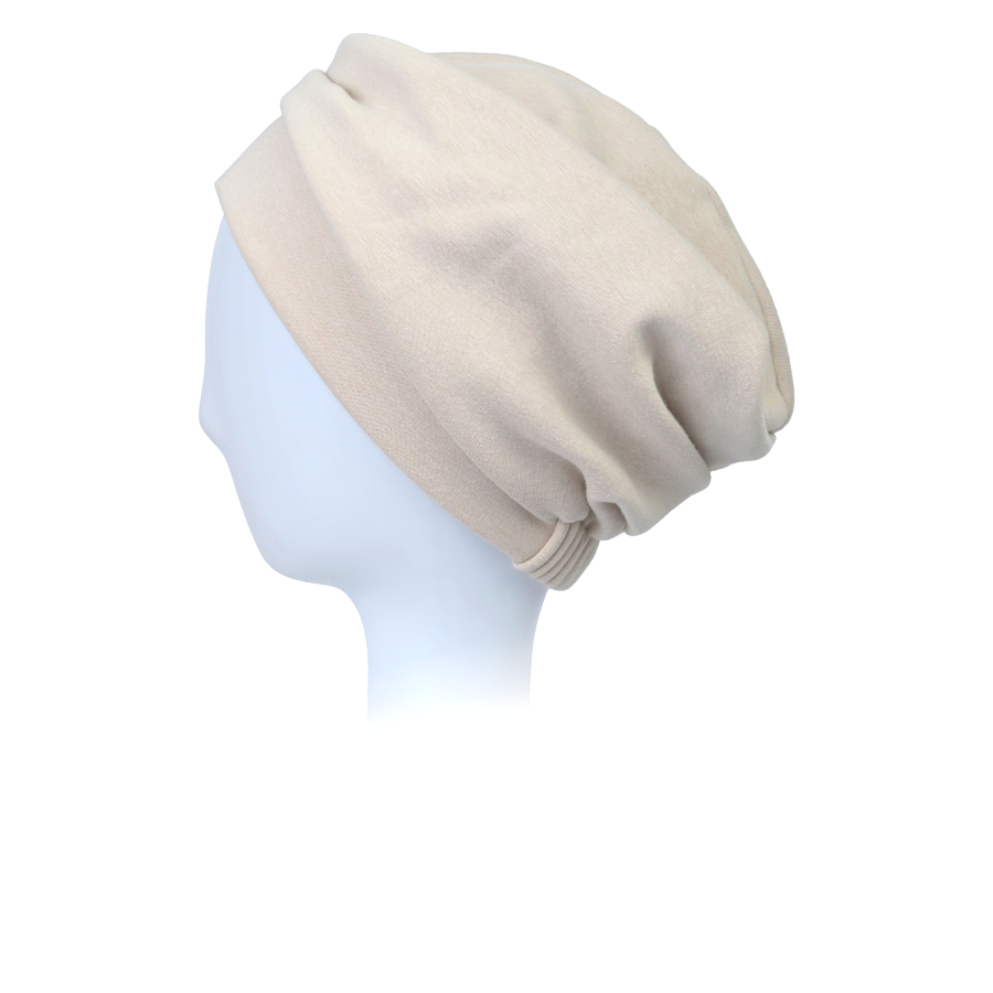 Ciepły beżowy turban ELSA K-052