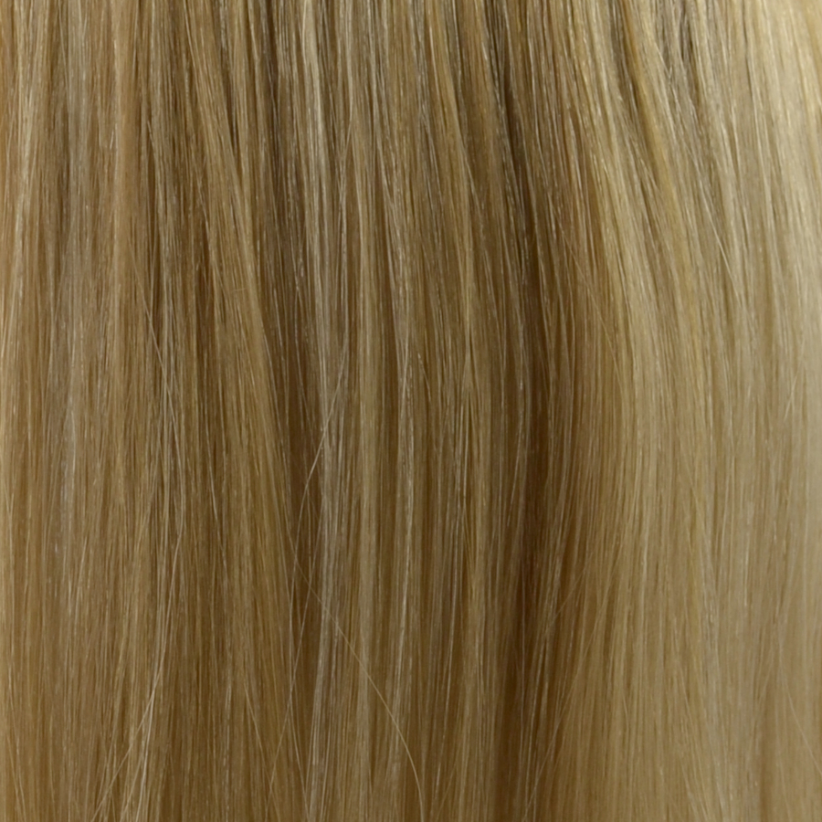 Peruka naturalna z włosów azjatyckich ciepły blond z refleksami TAHITI 12/14R+14/16ASH+16H