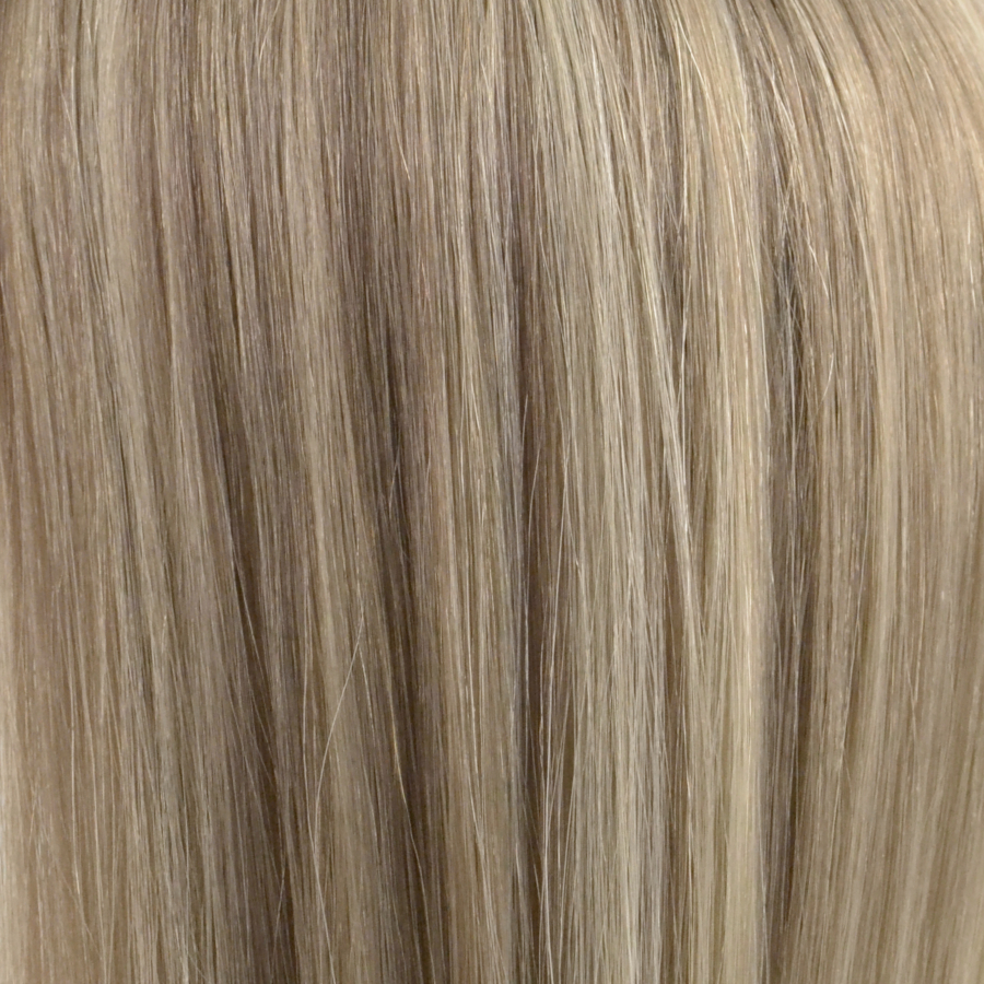 Półperuka z naturalnych włosów azjatyckich chłodny blond z refleksami TEAR 10/16+LP14+16ASH H