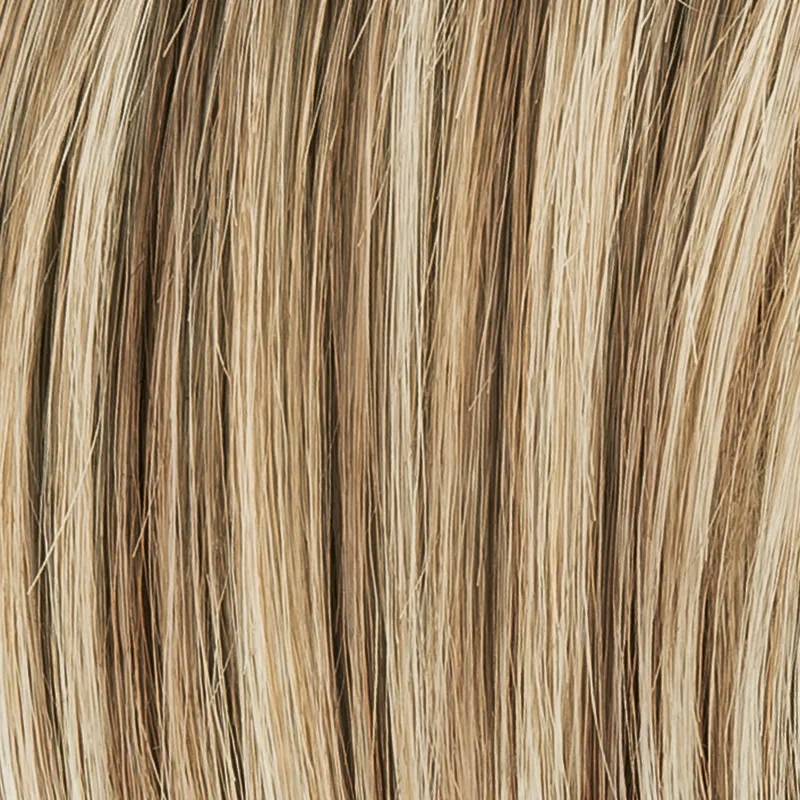 Krótka peruka damska syntetyczna piaskowy blond ESCAPE SOFT darksand rooted