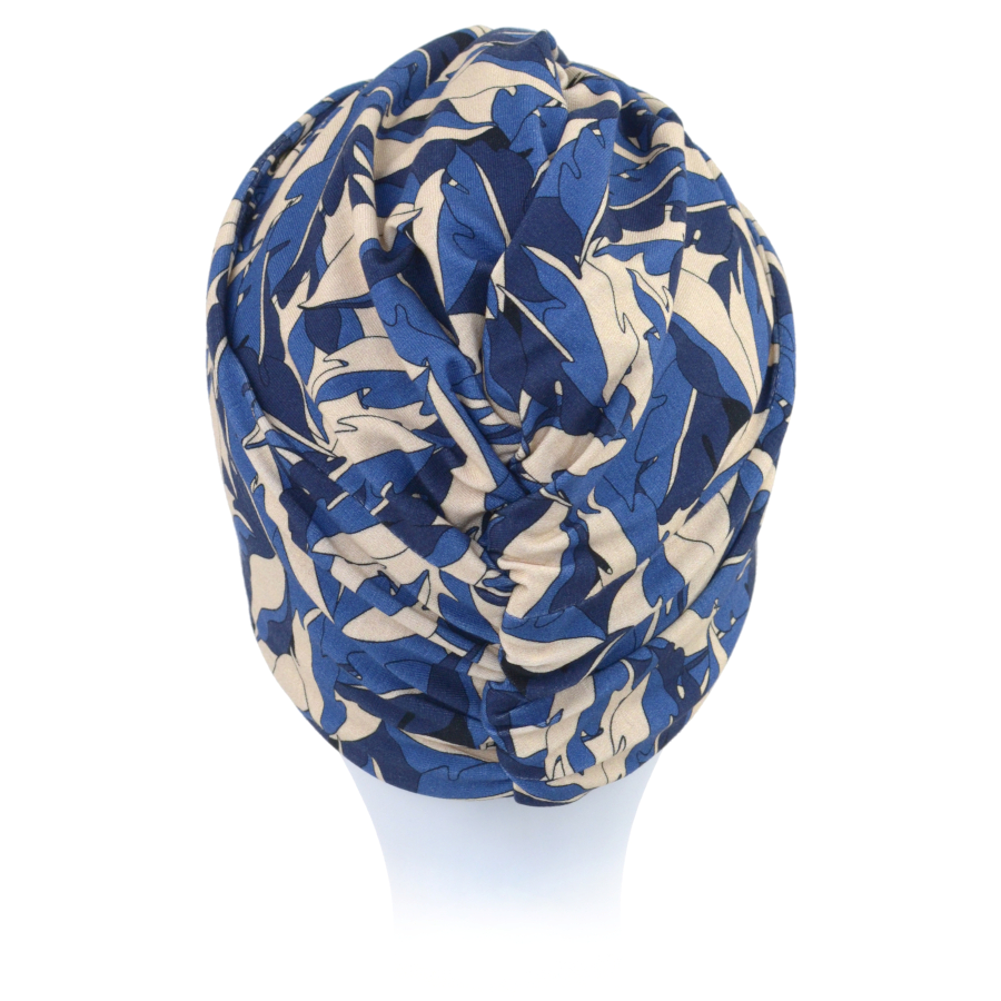 Turban w stylu retro wielokolorowy ARUBA B569+B278