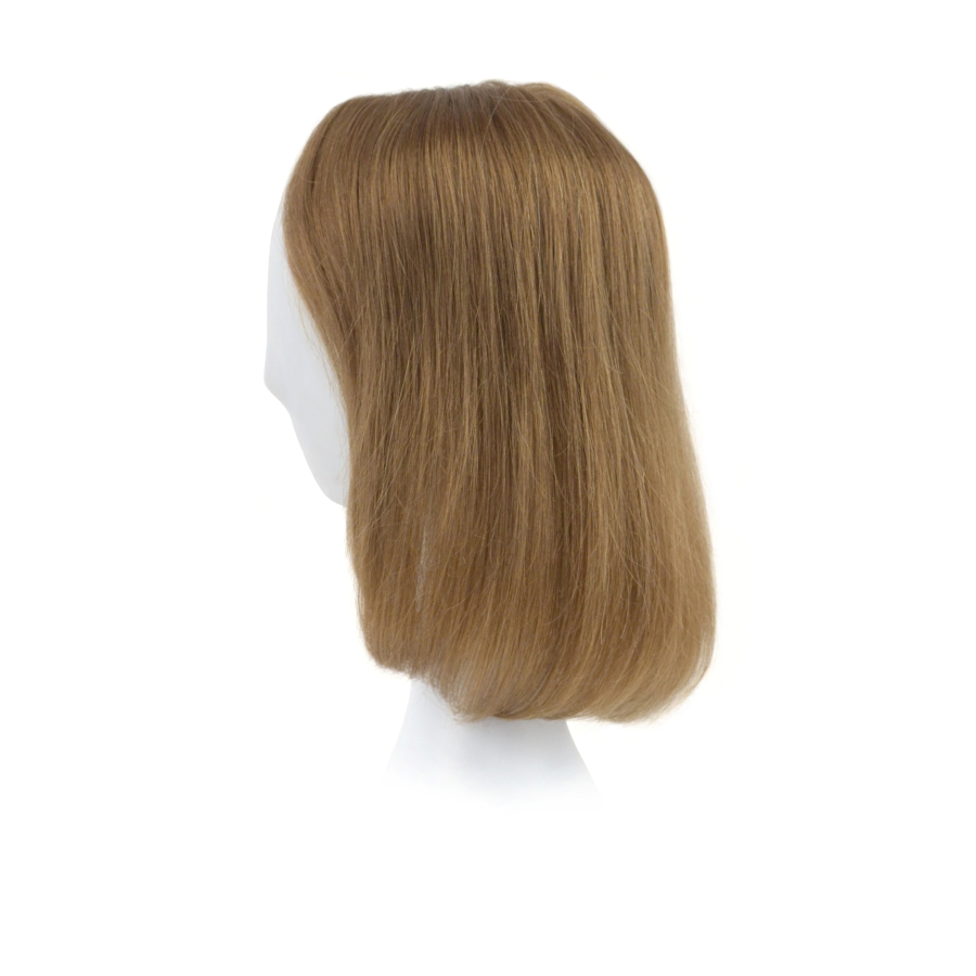 Topper z naturalnych włosów słowiańskich ciemny blond DOP 200/55 30cm 8/12