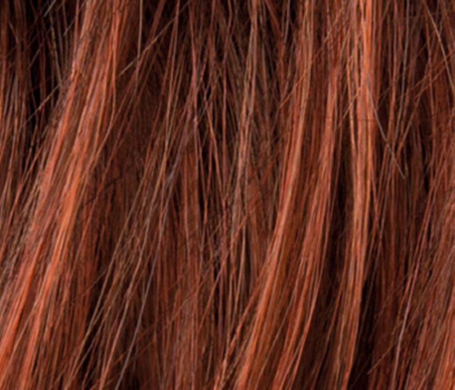 Peruka z włosów syntetycznych ciemny rudy GOLD 27/30-130-33