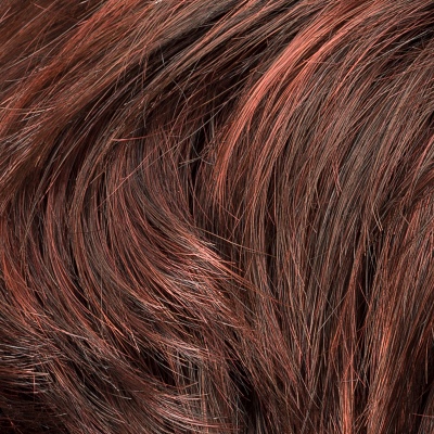 Peruka z włosów syntetycznych głęboki kasztanowy brąz z odrostem FLIP MONO darkauburn/rooted