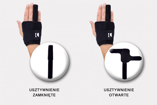 Dodatkowe usztywnienie palca do ortezy AM-D-03