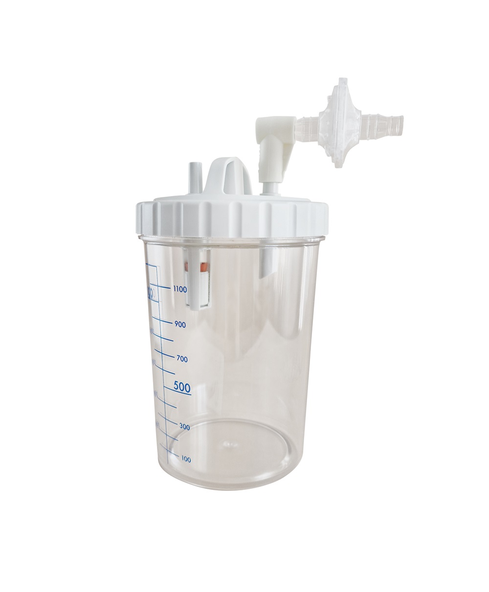 Butla do ssaka Devilbiss 1200 ml + filtr antybakteryjny + kolanko