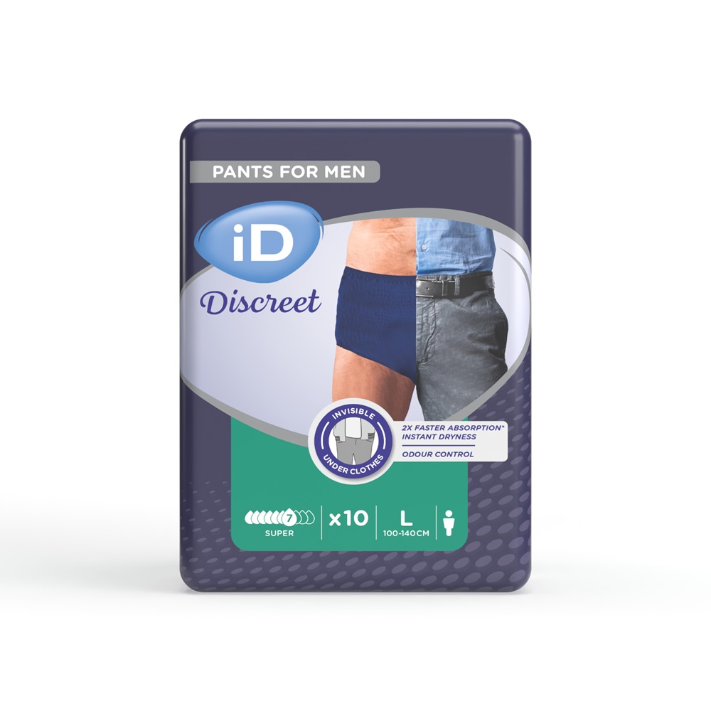 Majtki Chłonne Dla Mężczyzn ID Discreet Super