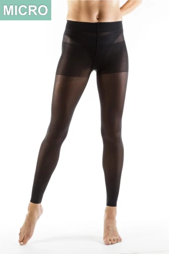 Legginsy przeciwżylakowe uciskowe 140 DEN z mikrofibry 1 klasa ucisku 18-22 mmHg RelaxSan Microfiber