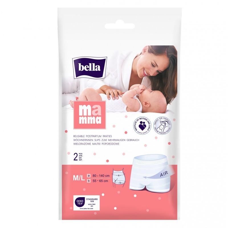 Majtki poporodowe siateczkowe Bella Mamma 2 szt.