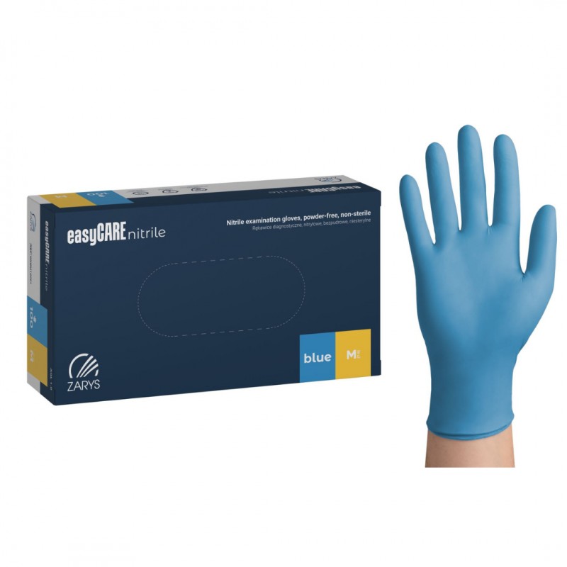 Rękawice nitrylowe niebieskie Nitrile Blue easyCARE