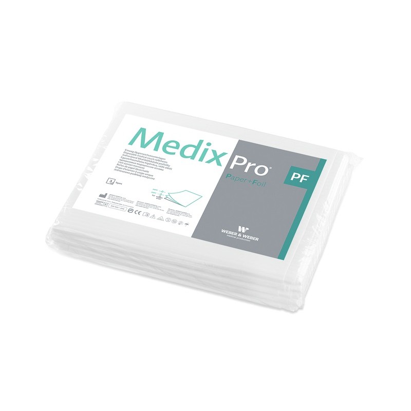 Prześcieradła bibułowo-foliowe składane MedixPro Weber&Weber