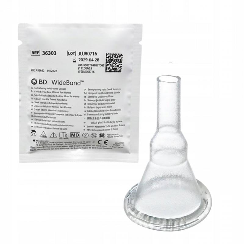 Cewnik urologiczny zewnętrzny dla mężczyzn 100% silikonowy BD Wideband 1 szt.