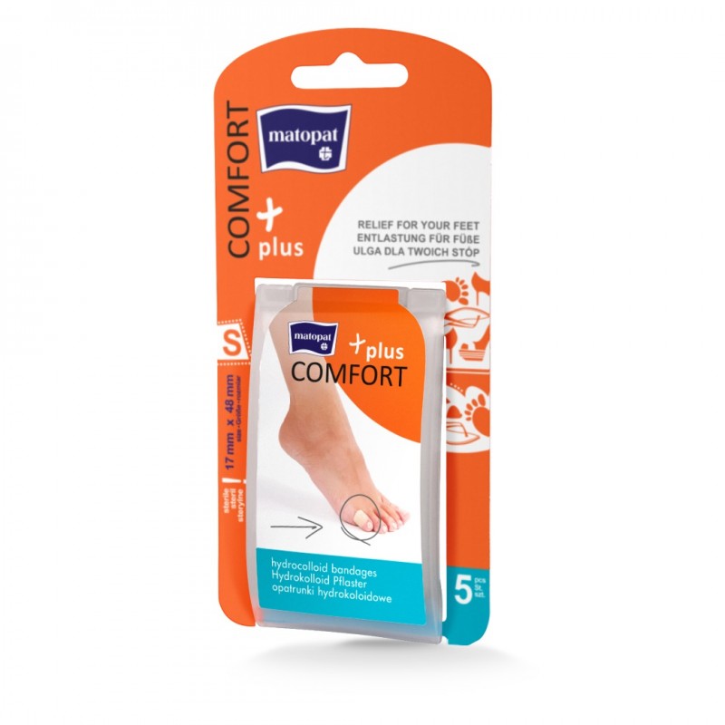 Hydrokoloidowe plastry na pęcherze COMFORT PLUS Matopat