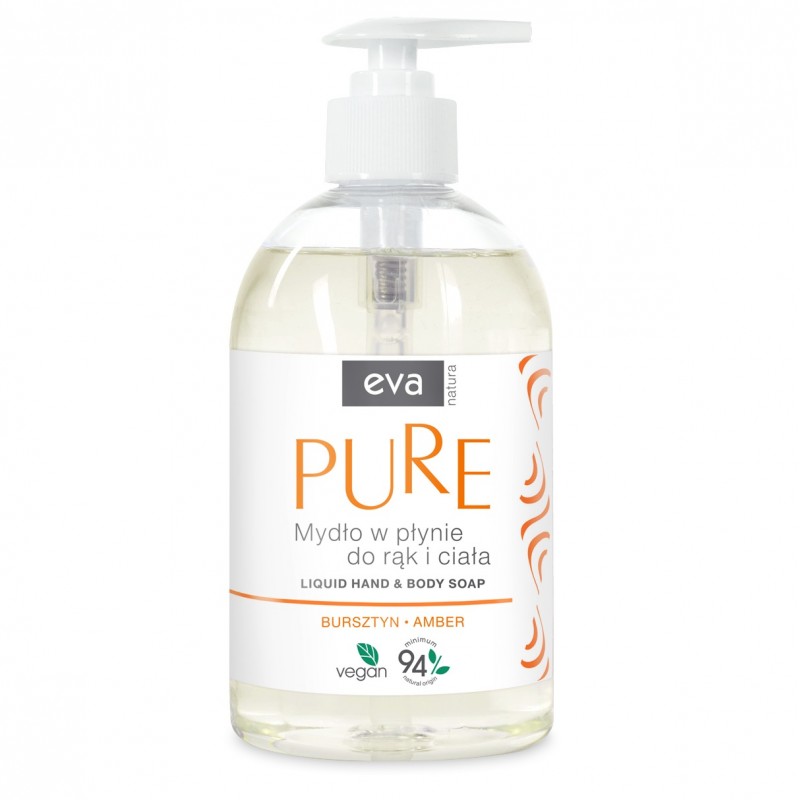 Mydło w płynie do rąk PURE Bursztyn Eva Natura 500 ml