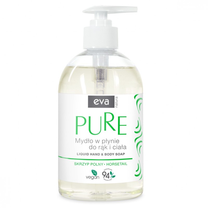 Mydło w płynie do rąk PURE Skrzyp polny Eva Natura 500 ml