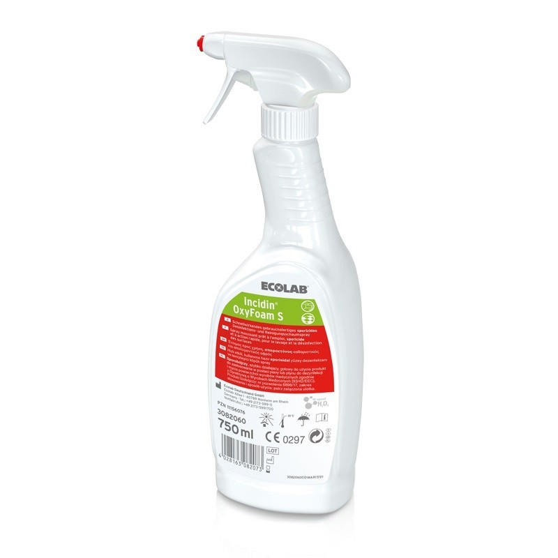 Incidin OxyFoam S bezalkoholowa piana do dezynfekcji Ecolab 750 ml