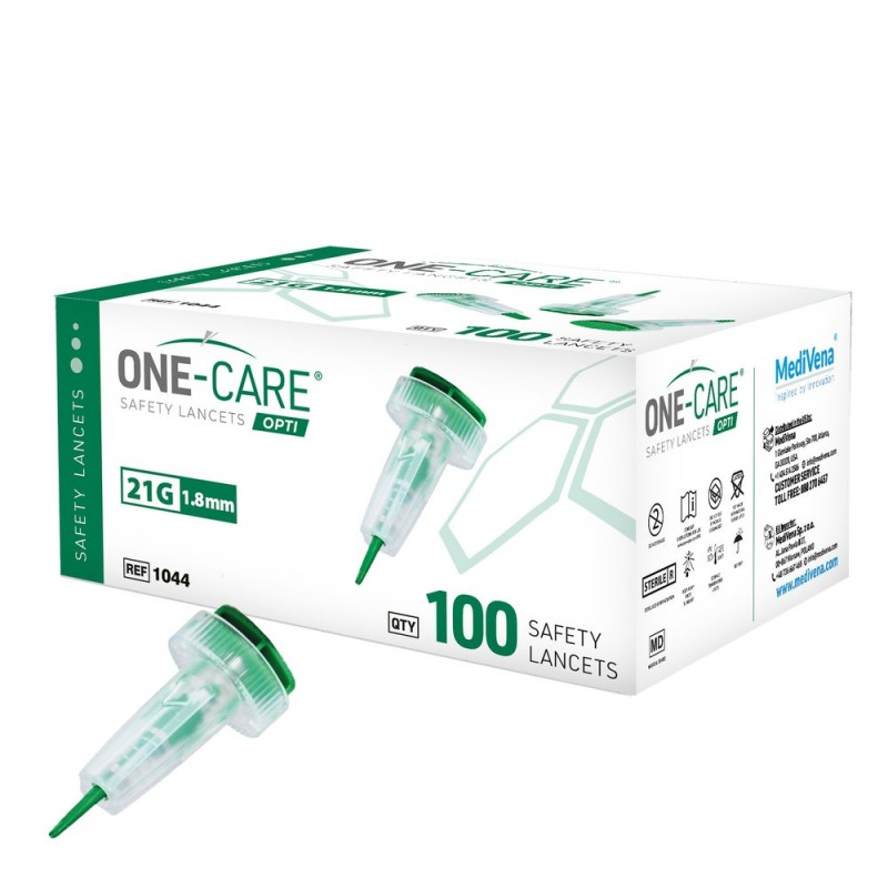 Lancet ONE-CARE OPTI Nakłuwacze jednorazowe Medivena 100 szt.