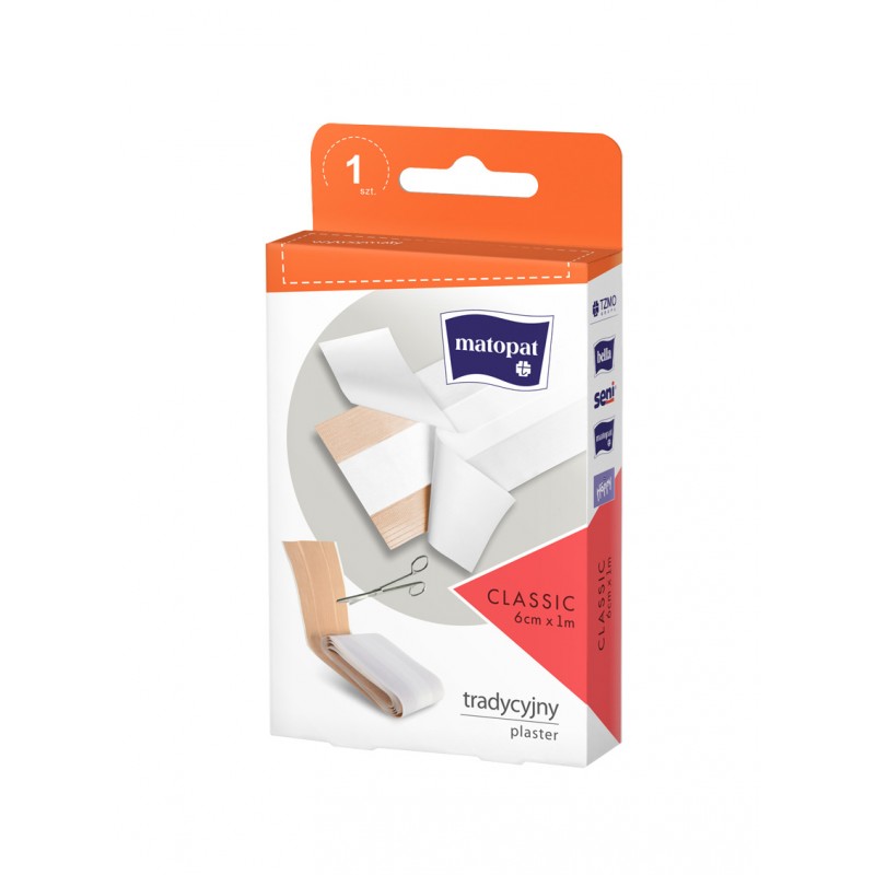 Plaster z opatrunkiem do cięcia Matopat Classic