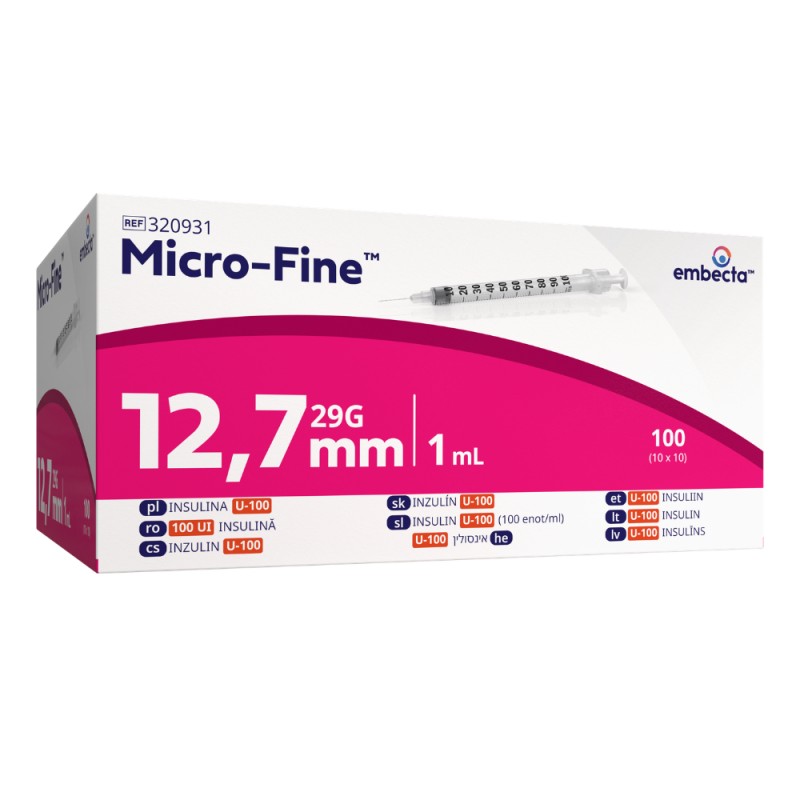 Strzykawka insulinowa z igłą BD Micro-Fine Plus