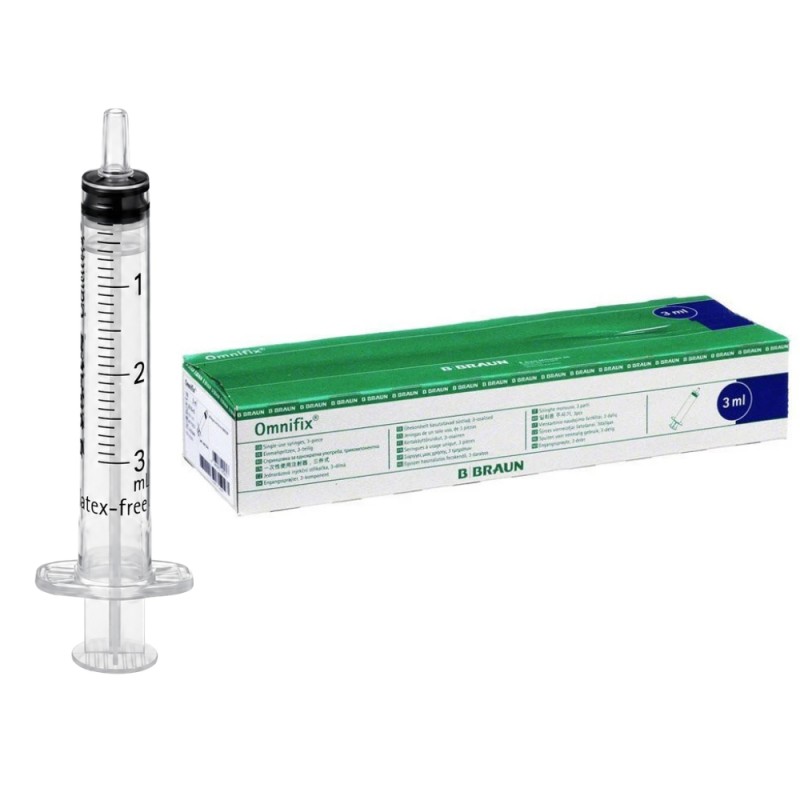 B.Braun Omnifix strzykawka 3-częściowe, luer, bez PCV 100 szt.