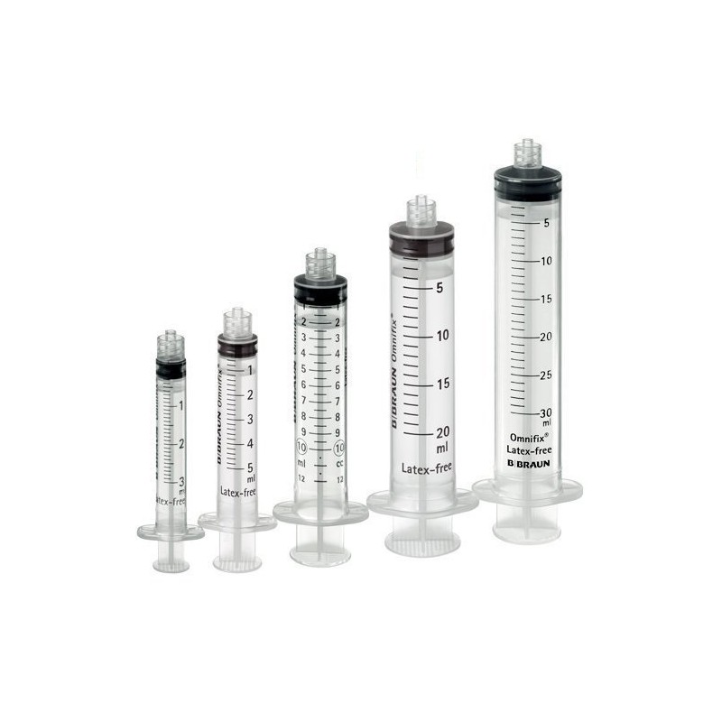 B.Braun Omnifix strzykawka 3-częściowa, luer lock, bez PCV 100 szt.