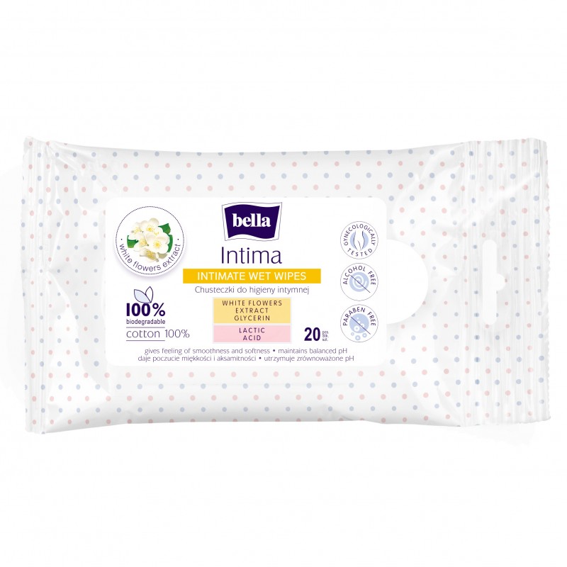 Chusteczki do higieny intymnej Bella Intima 20 szt.