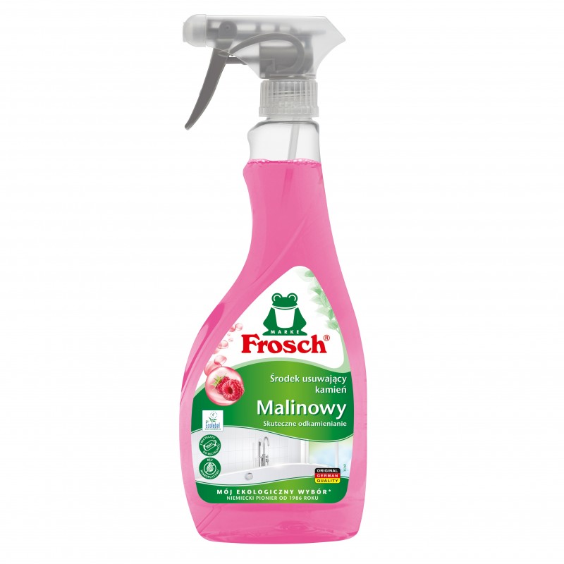 Malinowy środek usuwający kamień Frosch 500 ml