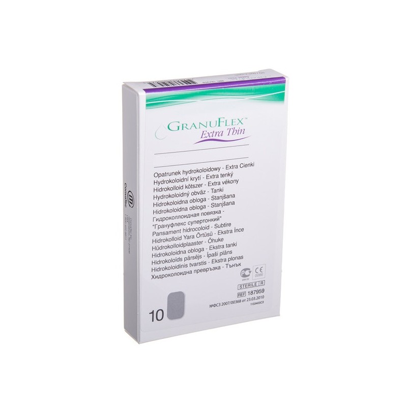 Granuflex Extra Thin opatrunek hydrokoloidowy cienki