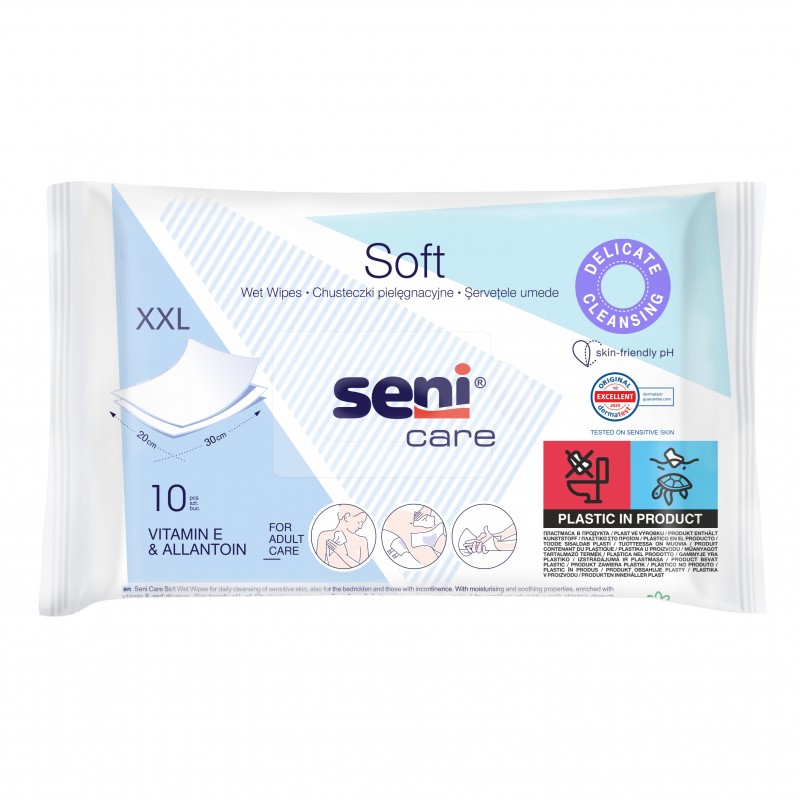 Chusteczki nawilżane Seni Care Soft