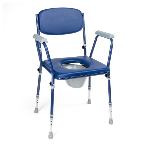 Krzesło toaletowe tapicerowane BLUE-TIM