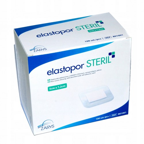 Opatrunek włókninowy z wkładem chłonnym - ELASTOPOR STERIL