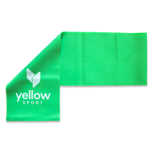 Taśma do ćwiczeń zielona yellowFLAT band zielona (opór 5-8kg)
