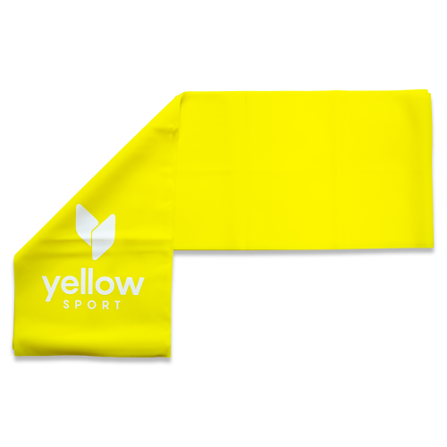 Taśma do ćwiczeń yellowFLAT band żółta (opór 1-2 kg)
